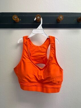 Amazon Orange Racerback Bikini Top